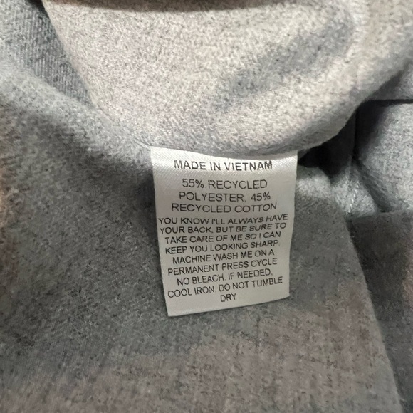 STANTT Renwick Flannel Brushed Grey XL Button Up Long Sleeves - Picture 6 of 6